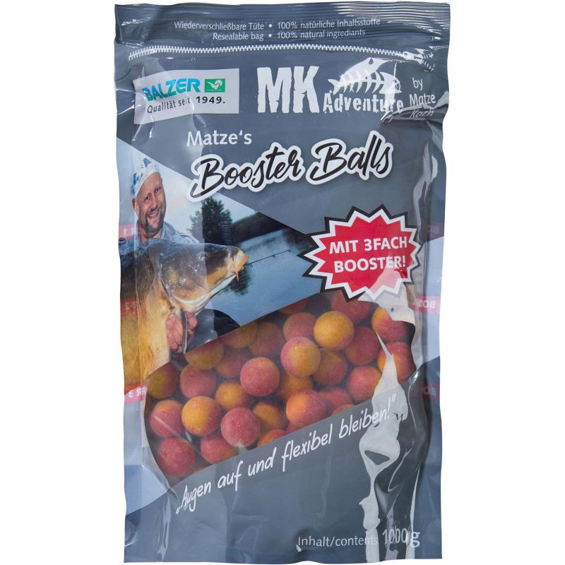 Balzer MK Booster Balls 20mm, zweifarbig, Wei&szlig;brot-Kirsche