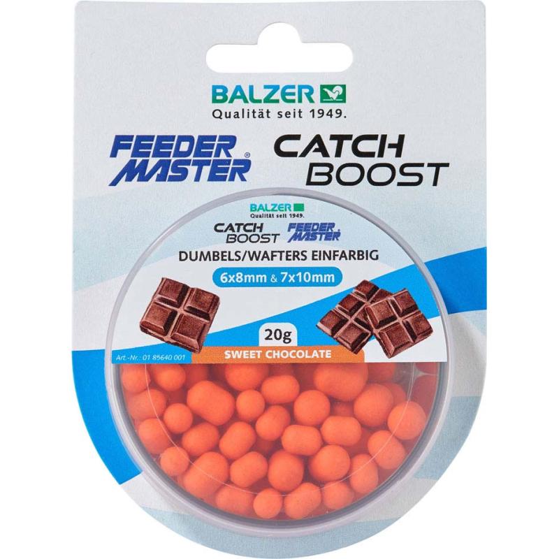 Balzer Einfarbige Dumbells (Wafter) 6x8mm und 7x10mm gemischt, orange-sweet chocolate