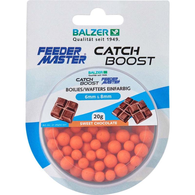 Produktbild Balzer Einfarbige Boilies (Wafter) 6mm und 8mm gemischt, orange-sweet chocolate