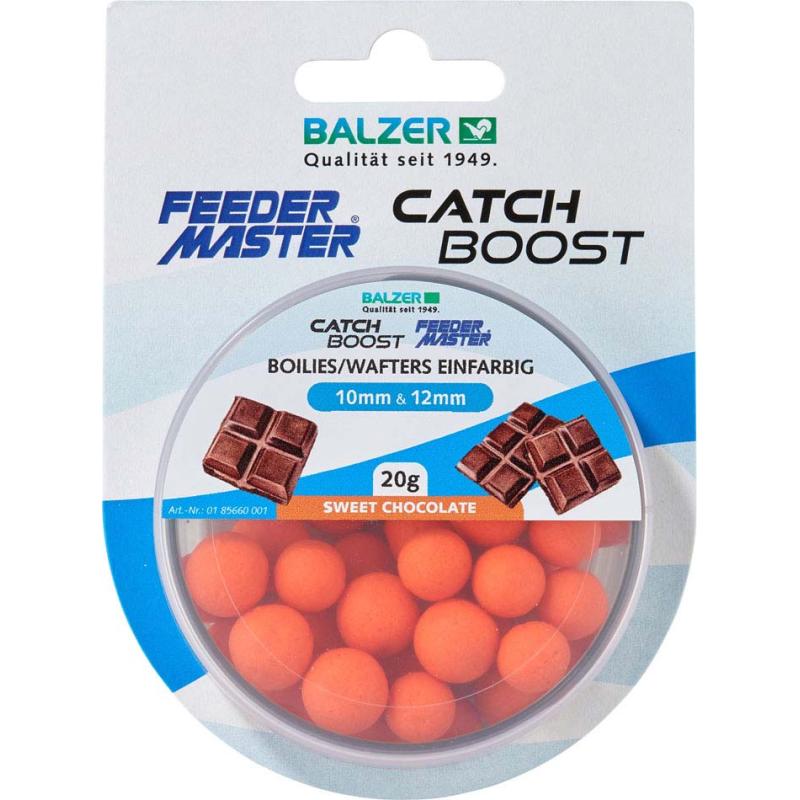 Balzer Einfarbige Boilies (Wafter) 10mm und 12mm gemischt, orange-sweet chocolate