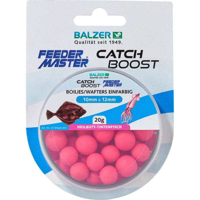 Produktbild Balzer Einfarbige Boilies (Wafter) 10mm und 12mm gemischt, Pink-Heilbutt-Tintenfisch