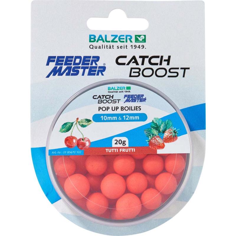 Produktbild Balzer Pop-Up Boilies 10mm und 12mm gemischt, Rot-Tutti Frutti