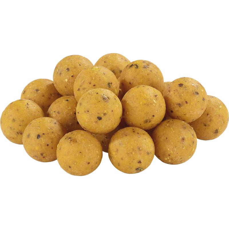 Balzer MK Boilies Clevere Kugel Vanille-Mais 15 und 20mm gemischt, 1kg