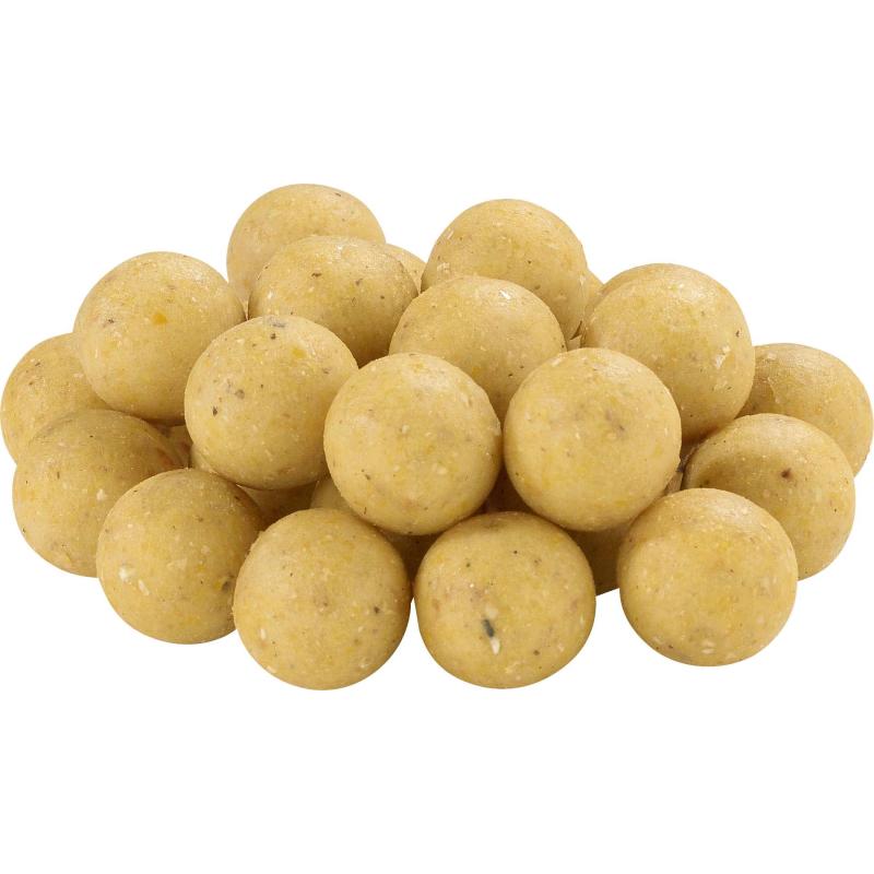 Balzer MK Boilies Clevere Kugel Leber-Knoblauch 15 und 20mm gemischt, 1kg