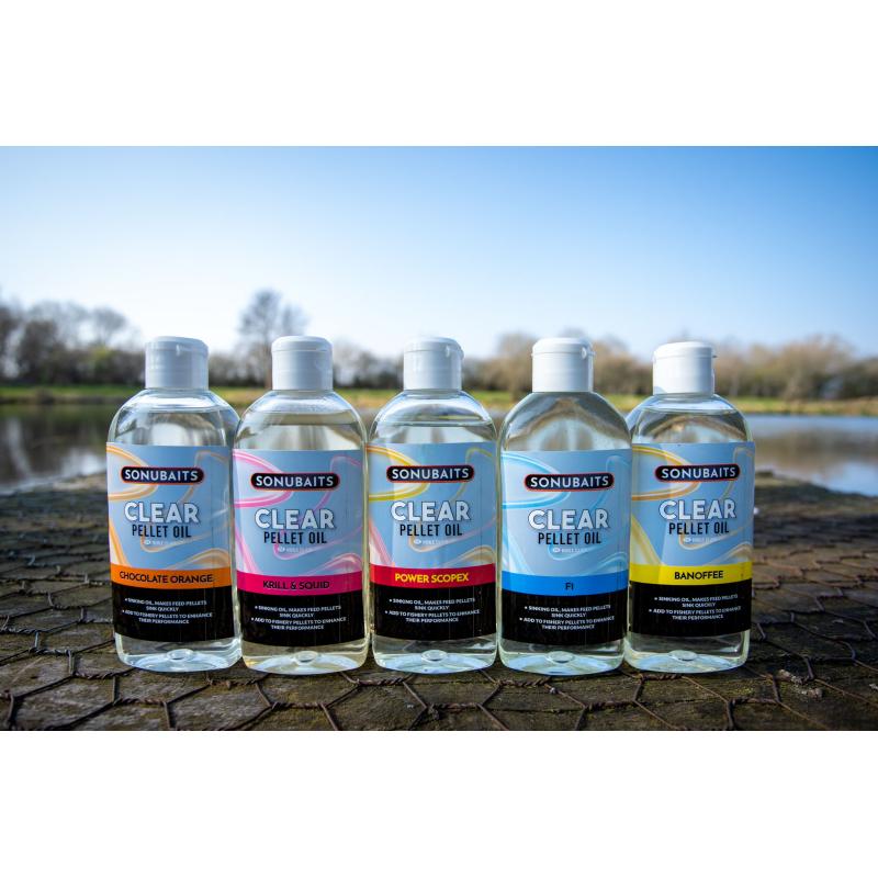 Sonubaits Clear Pellet Oil - Power Scopex