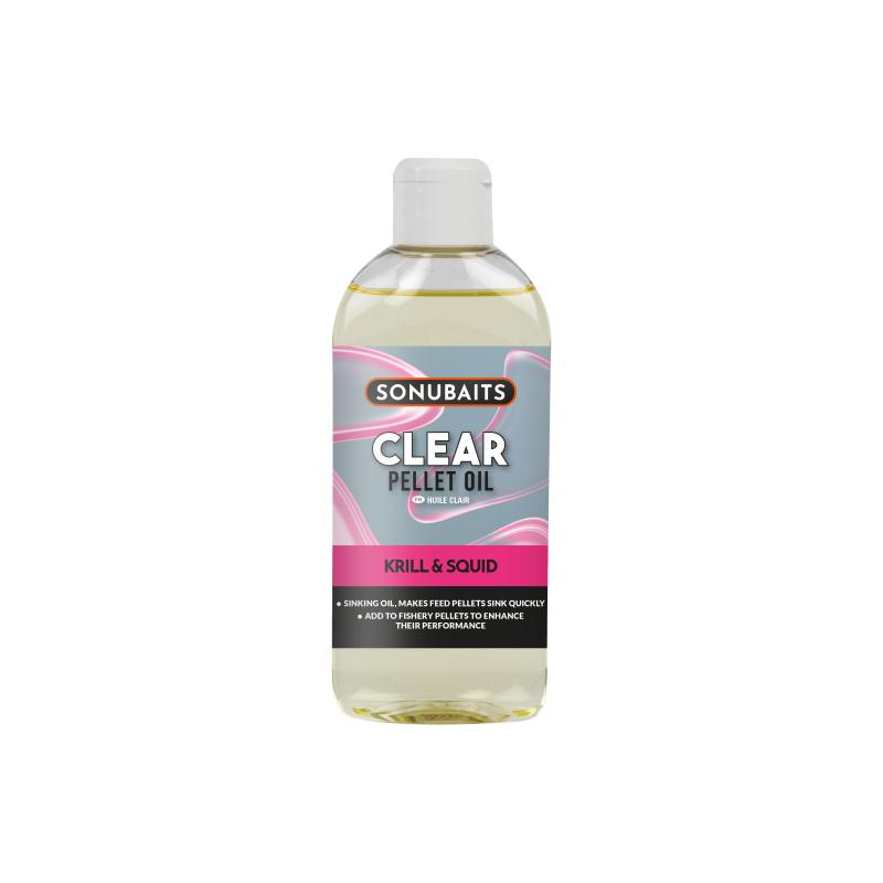 Sonubaits Clear Pellet Oil - Krill & Squid