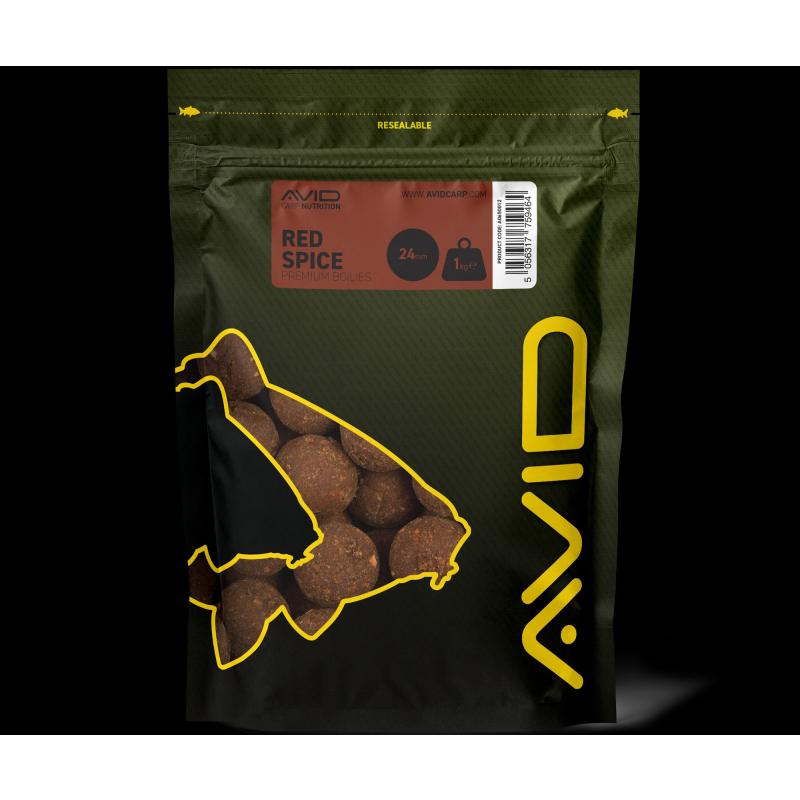 Avid Red Spice Boilies 20mm 1 kg Belachan