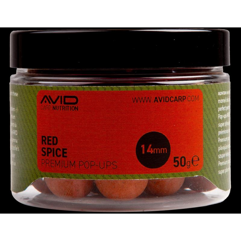 Produktbild Avid Red Spice Pop-Ups 14mm Belachan 50g