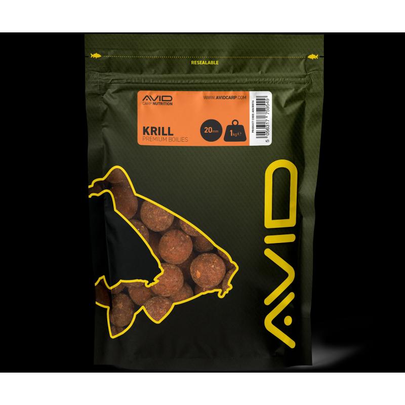 Produktbild Avid Krill Boilies 20mm 1 kg
