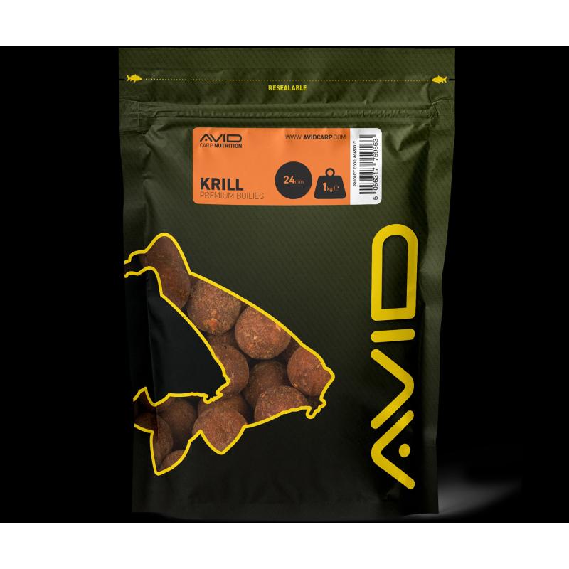 Avid Krill Boilies 24mm 1 kg