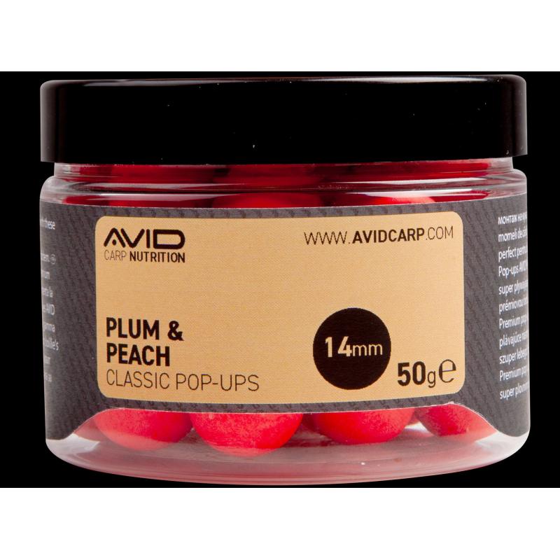 Avid Plum & Peach Pop-Ups 14mm 50g