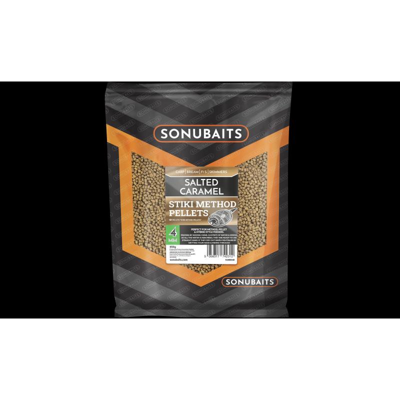Sonubaits Salted Caramel Stiki Method Pellets 4mm 650g