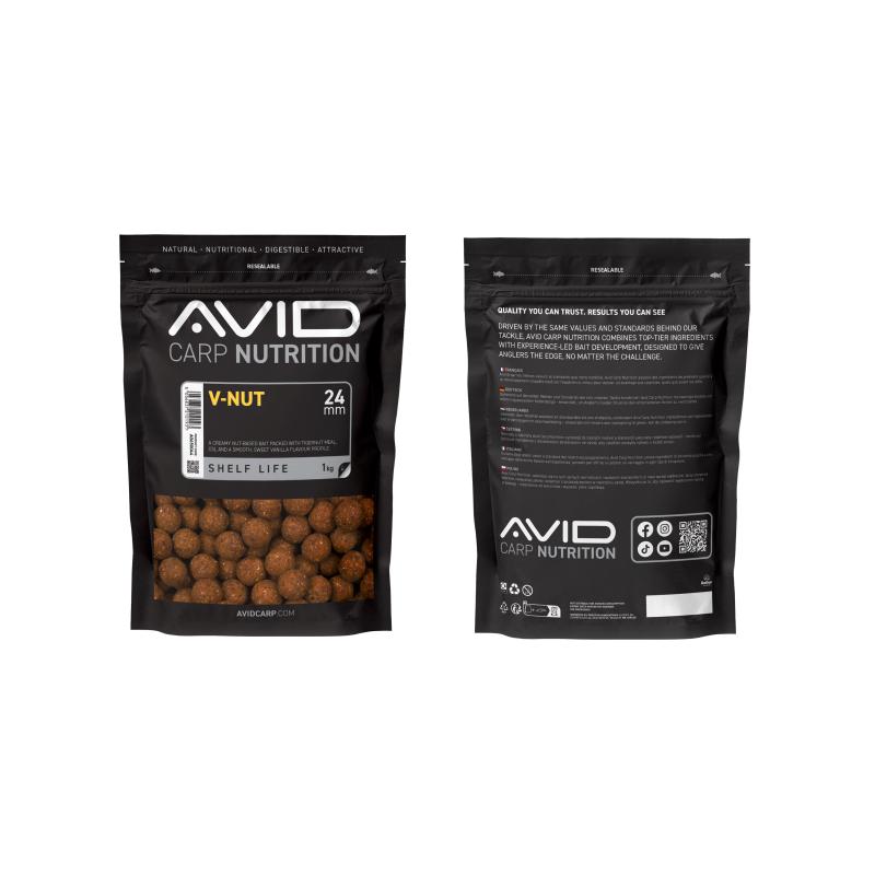 Avid V-Nut Boilies - 24mm (1kg)