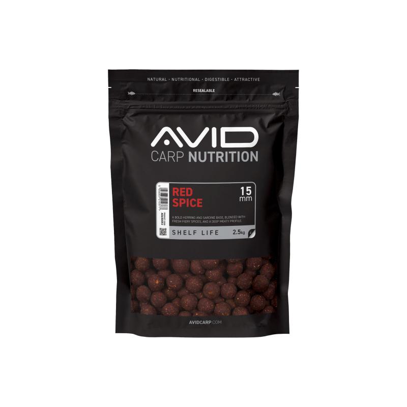 Produktbild Avid Red Spice Boilies - 15mm (2.5kg)