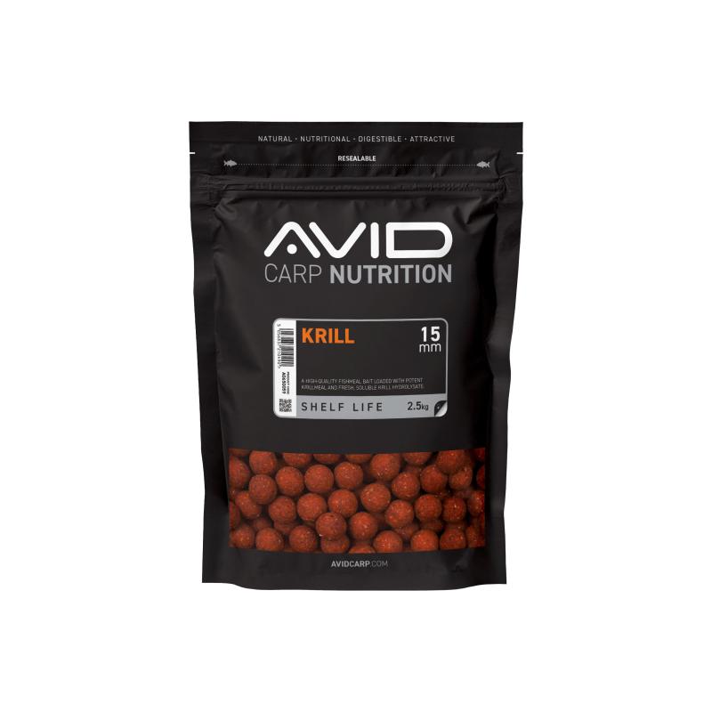 Avid Krill Boilies - 15mm (2.5kg)