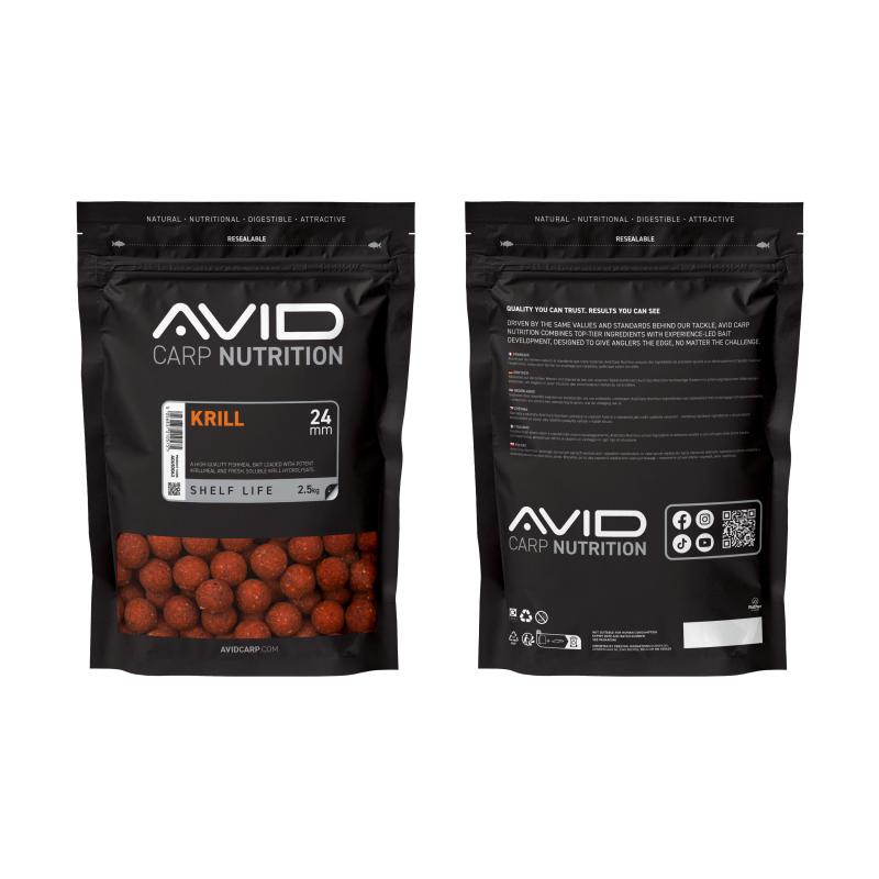 Avid Krill Boilies - 24mm (2.5kg)