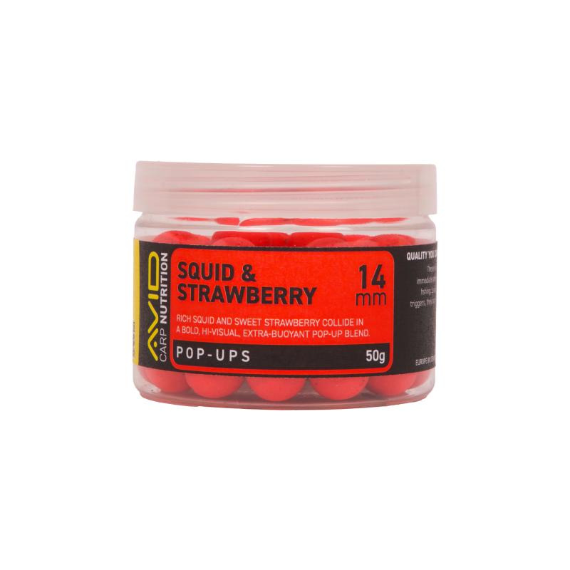 Avid Squid & Strawberry Pop-up - 14mm (Red)