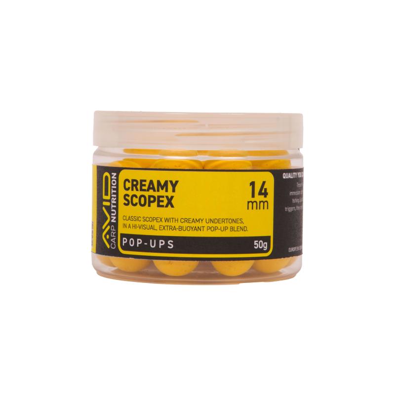 Avid Creamy Scopex Pop-up - 14mm (Yellow)
