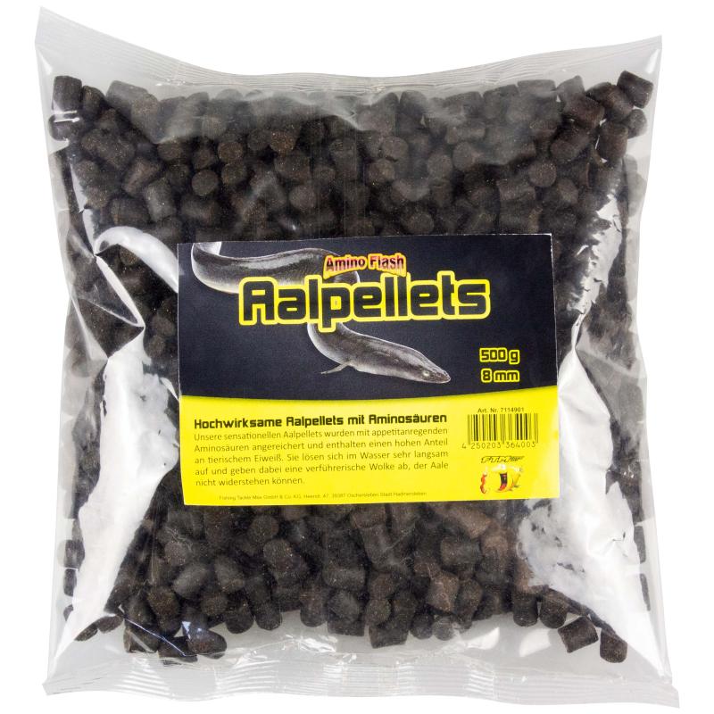 FTM Aalpellets schwarz 8mm 500g