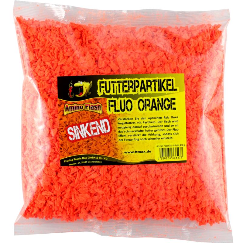 FTM Futterpartikel fluo sinkend orange 400g T&uuml;te