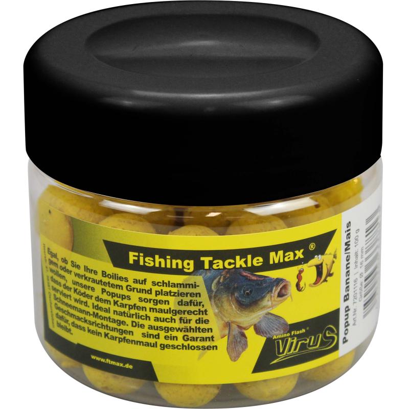 FTM Boilie Virus Popup Banana/Mais 100g &Oslash; 16mm