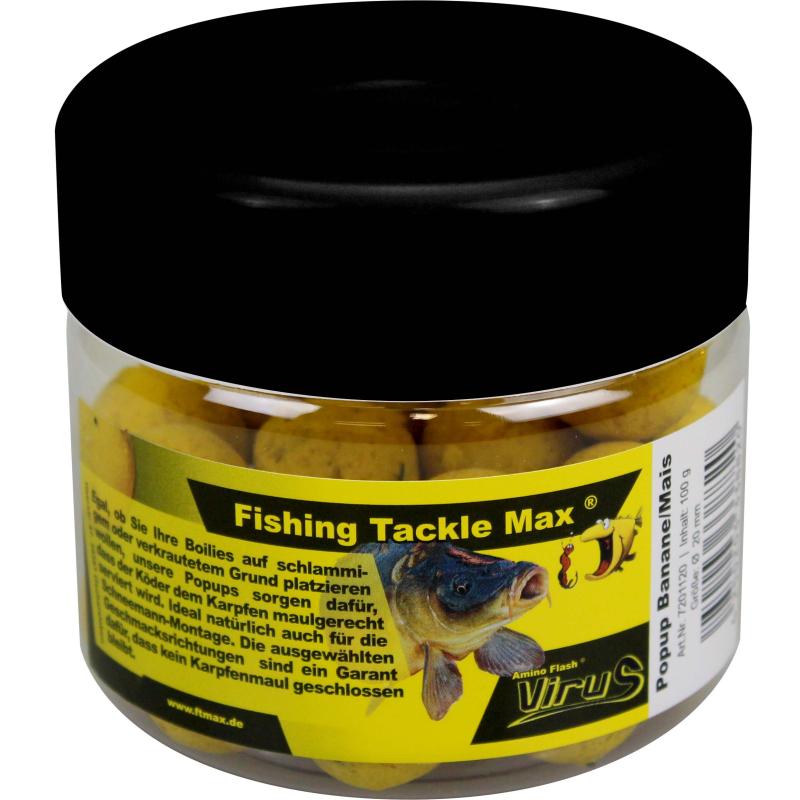 FTM Boilie Virus Popup Banana/Mais 100g &Oslash; 20mm
