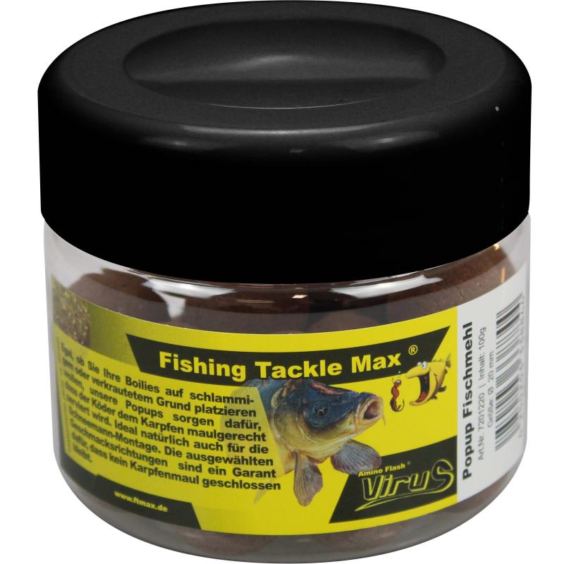 FTM Boilie Virus Popup Fischmehl 100g &Oslash; 20mm