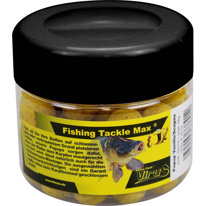 FTM Boilie Virus Popup Vanille/Scopex 100g &Oslash; 16mm