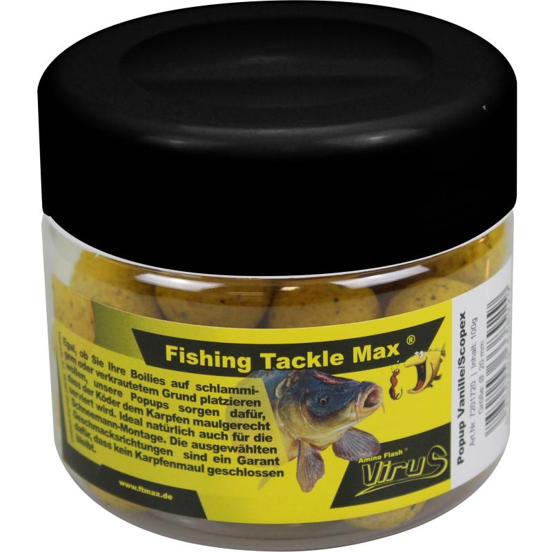 FTM Boilie Virus Popup Vanille/Scopex 100g &Oslash; 20mm