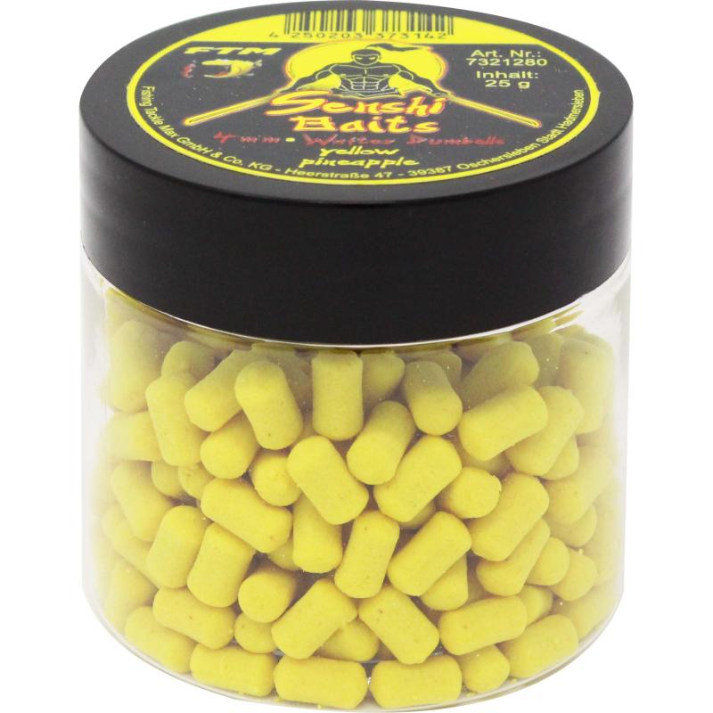 Produktbild FTM Senshi Baits Wafter Dumbells 4mm yellow pineapple
