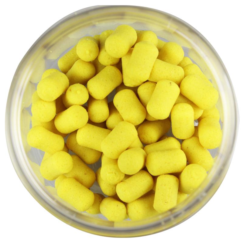FTM Senshi Baits Wafter Dumbells 4mm yellow pineapple