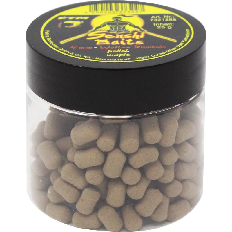 Produktbild FTM Senshi Baits Wafter Dumbells 4mm pellet maple
