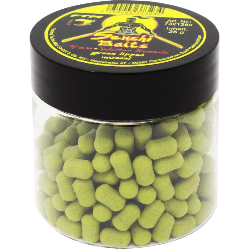 Produktbild FTM Senshi Baits Wafter Dumbells 4mm green lipped mussel