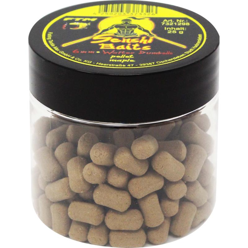 FTM Senshi Baits Wafter Dumbells 6mm pellet maple