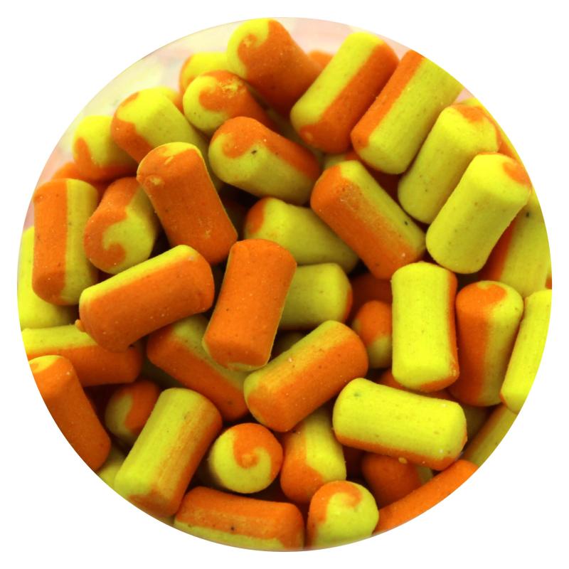 FTM Senshi Baits Duo Wafter Dumbells 4mm Orange / Chocolate