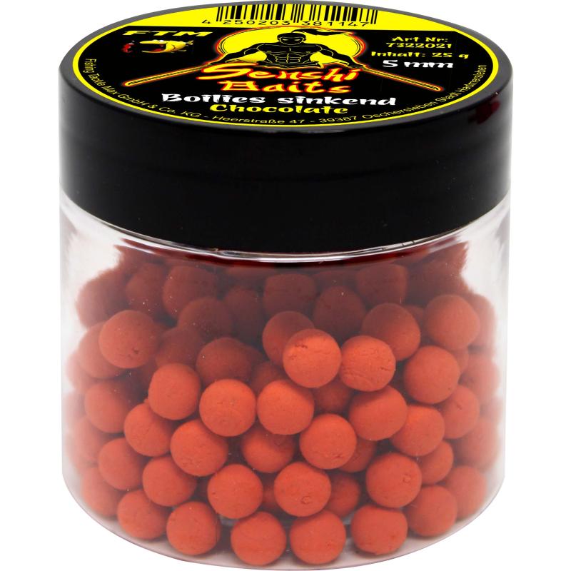 FTM Senshi Baits Boilies sinkend 5mm Chocolate
