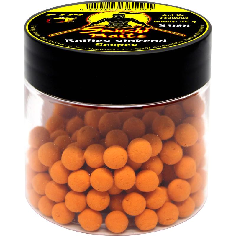 FTM Senshi Baits Boilies sinkend 5mm Scopex