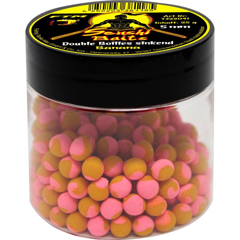 FTM Senshi Baits Double Boilies sinkend 5mm Banana