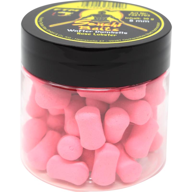 Produktbild FTM Senshi Baits Senshi Baits Wafter Dumbells 8 mm Rose Lobster