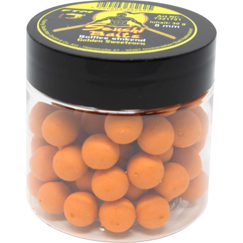 FTM Senshi Baits Senshi Baits Boilies sinkend 8 mm Golden Sweetcorn