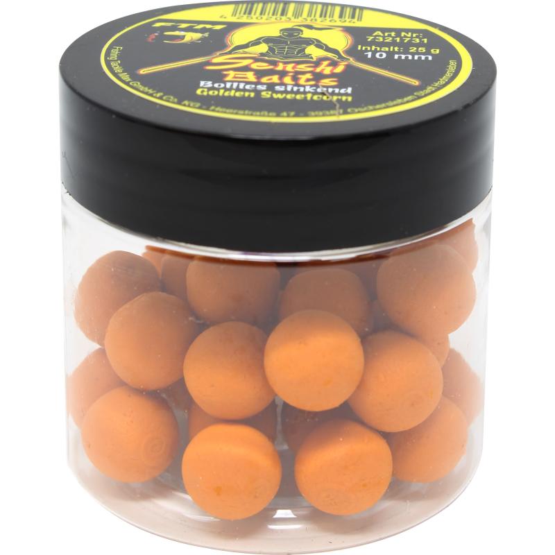 Produktbild FTM Senshi Baits Senshi Baits Boilies sinkend 10 mm Golden Sweetcorn