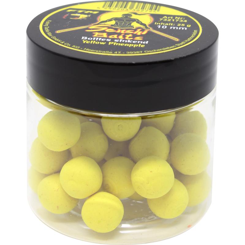 FTM Senshi Baits Senshi Baits Boilies sinkend 10 mm Yellow Pineapple