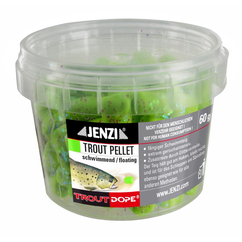 JENZI Trout-Pellets 60g Gr&uuml;n