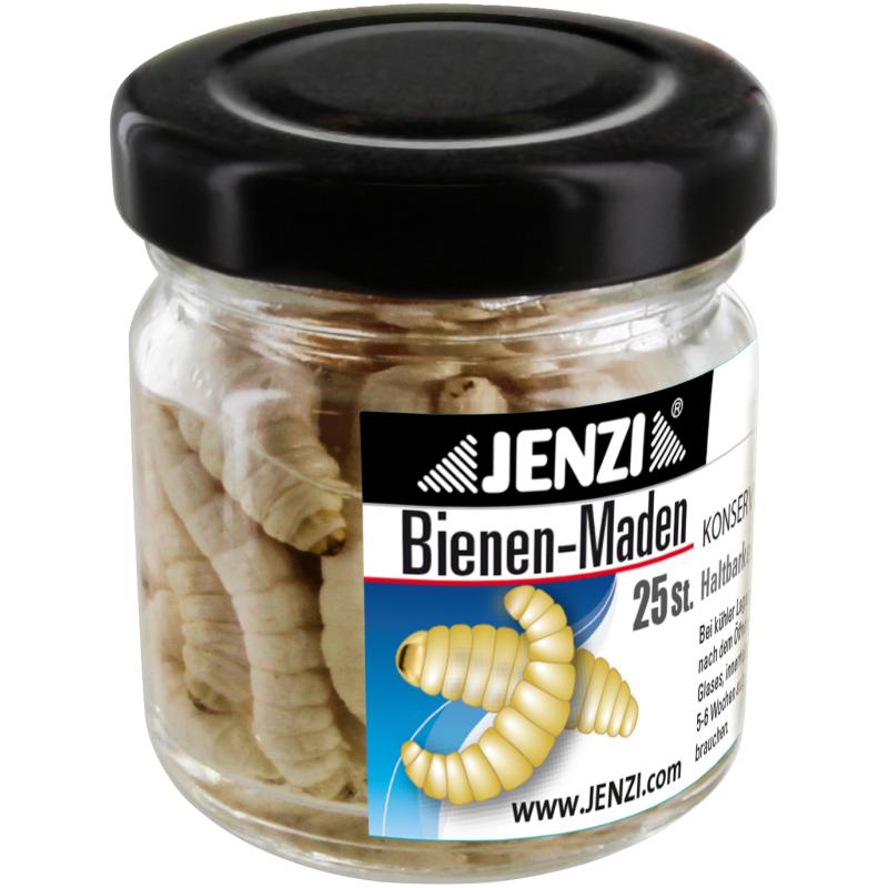 JENZI Bienenmaden konserv. Glas Wei&szlig;
