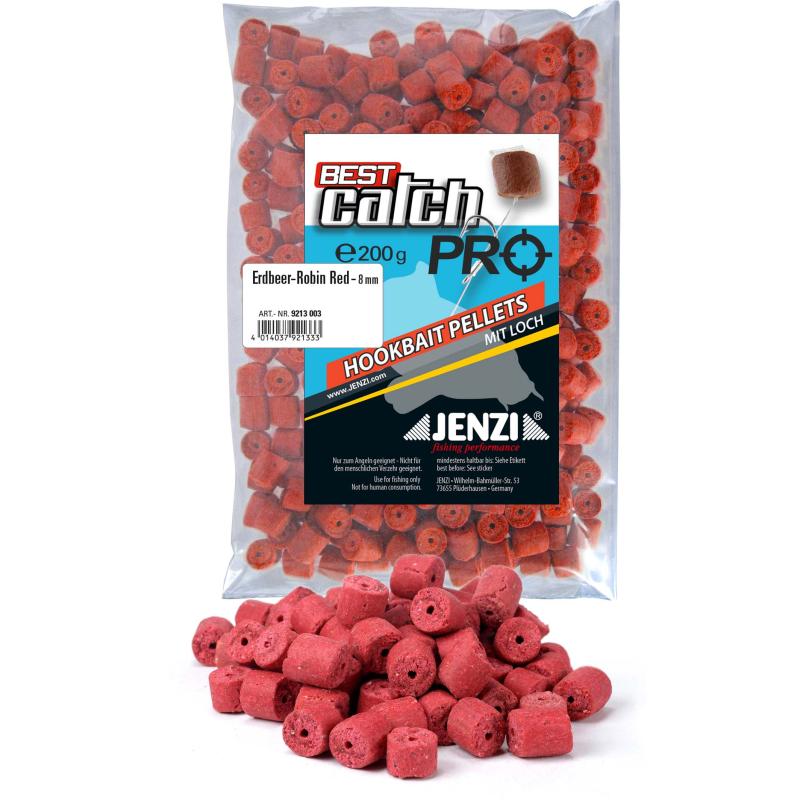 Produktbild Jenzi Pellet 8mm Erdbeer & Robin Red 200g