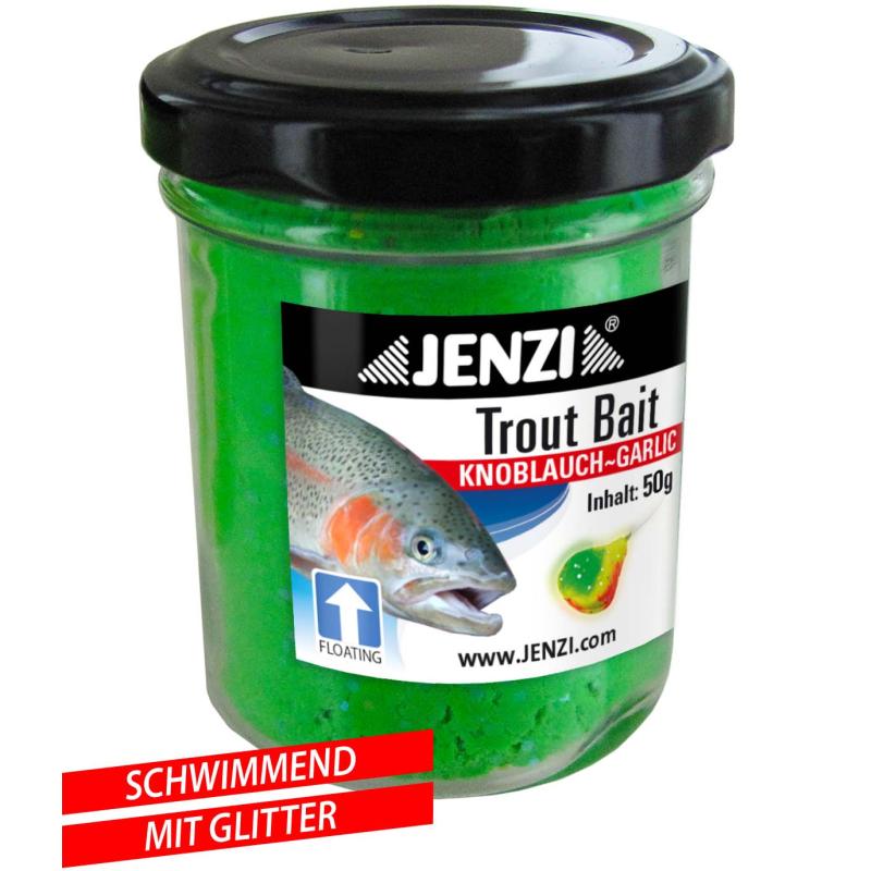 Jenzi Schwimm.Teig glitter, Dunk.gr&uuml;