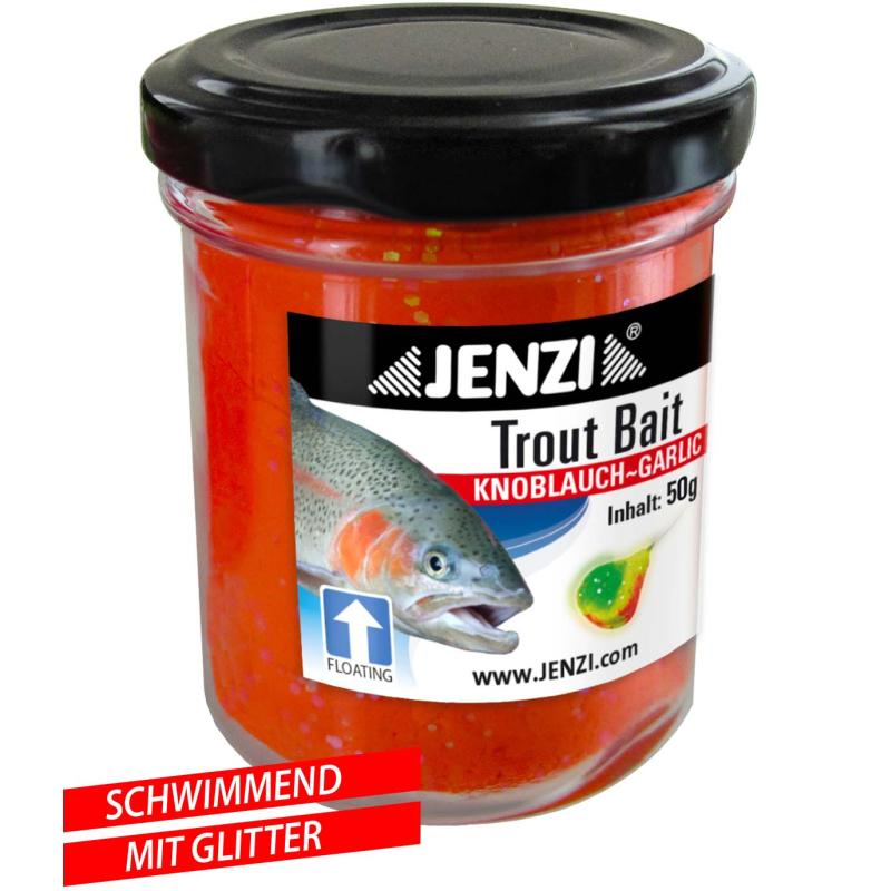Jenzi Schwimm.Teig glitter, Lachsrot