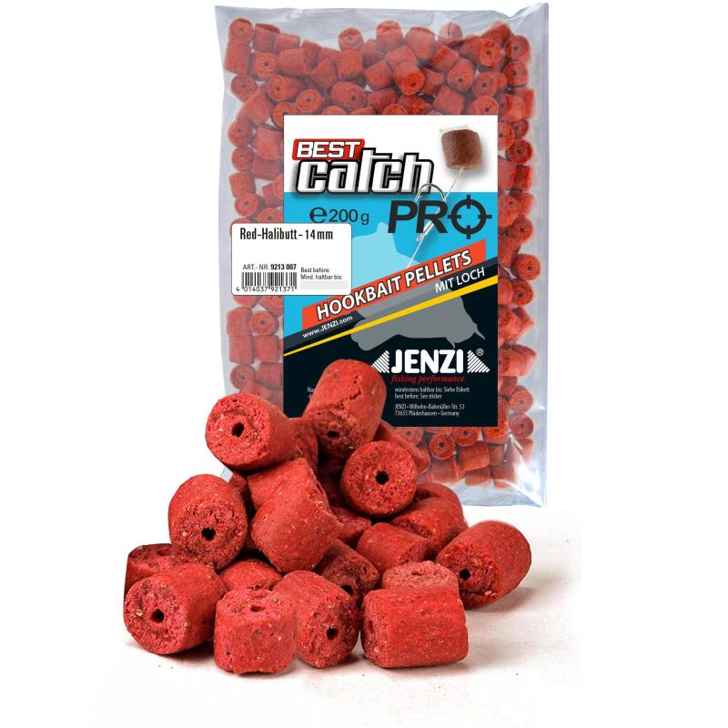 JENZI Pellet 14mm Red-Halibut 200g