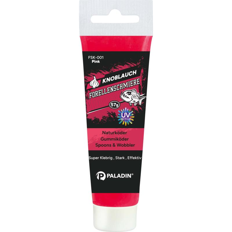 Paladin Forellenschmiere Fluo Knoblauch Pink 57g