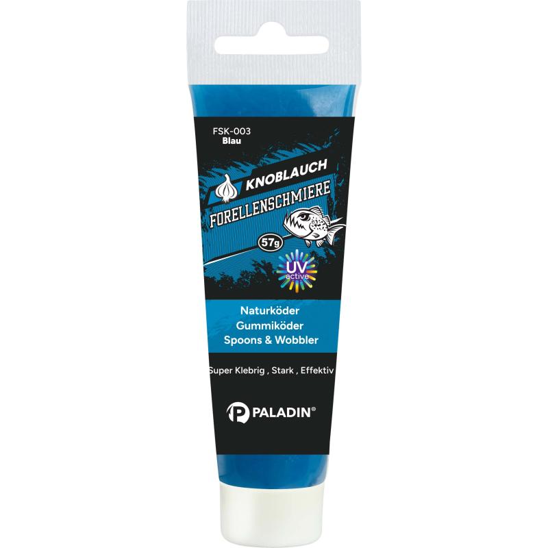 Paladin Forellenschmiere Fluo Knoblauch Blau 57g